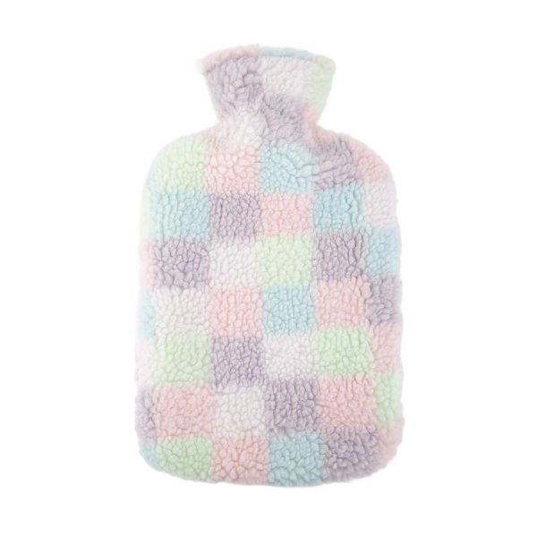 Bodico Hot Water Bottle – 1.7L ~ Color Block Sherpa