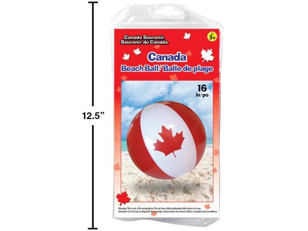 Canada Beach Ball ~ 16″