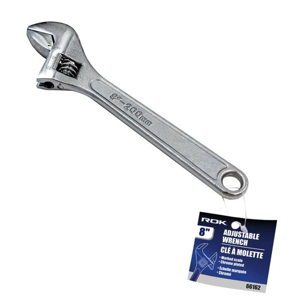 ROK Adjustable Wrench ~ 8″