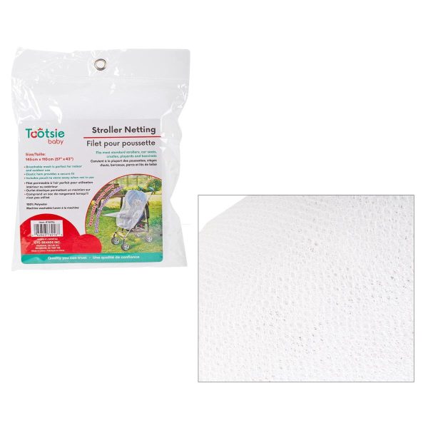Tootsie Baby Stroller Netting ~ 57″ x 43″ (145cm x 110cm)