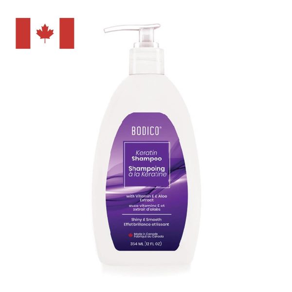 Bodico Keratin Hair Shampoo ~ 12oz (354ml) Pump Bottle