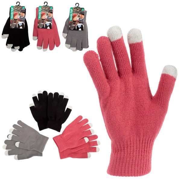 Nordic Trail Adult Knitted Touch Screen Magic Gloves