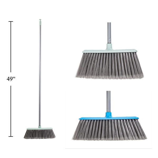 Home Essentials Straight Broom with 46″ Handle ~ Case of 8