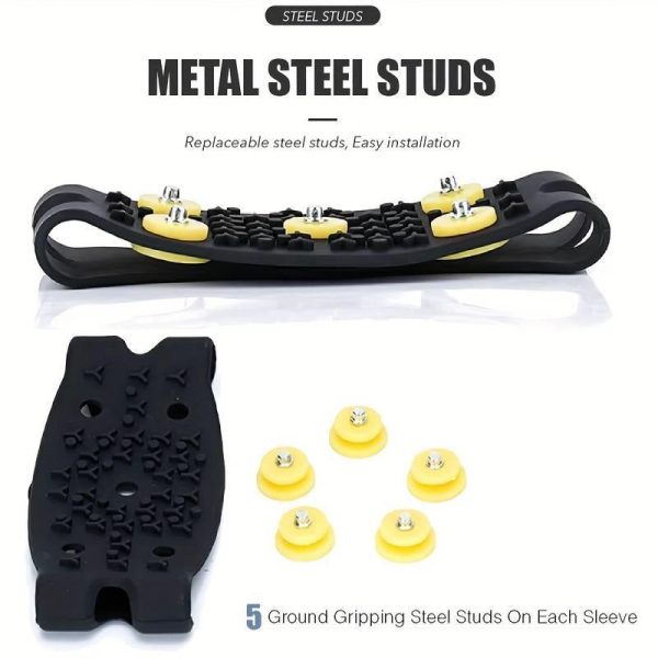 Nordic Trails Non-Slip Snow Step & Ice Cleats – One Size