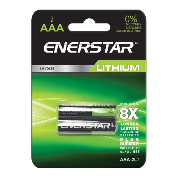 Enerstar Lithium Batteries – AAA ~ 2 per pack