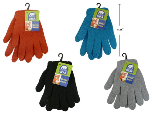 Arctic Gear Kid’s Double Knitted Gloves ~ Ages 7-14 years
