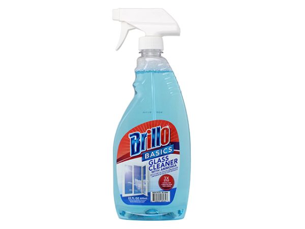 Brillo Glass Cleaner with Ammonia ~ 650ml Trigger Spray