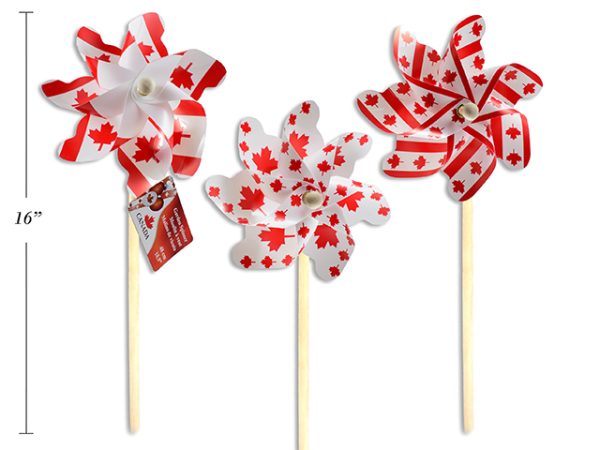 Canada Pinwheels ~ 7″ x 18-7/8″