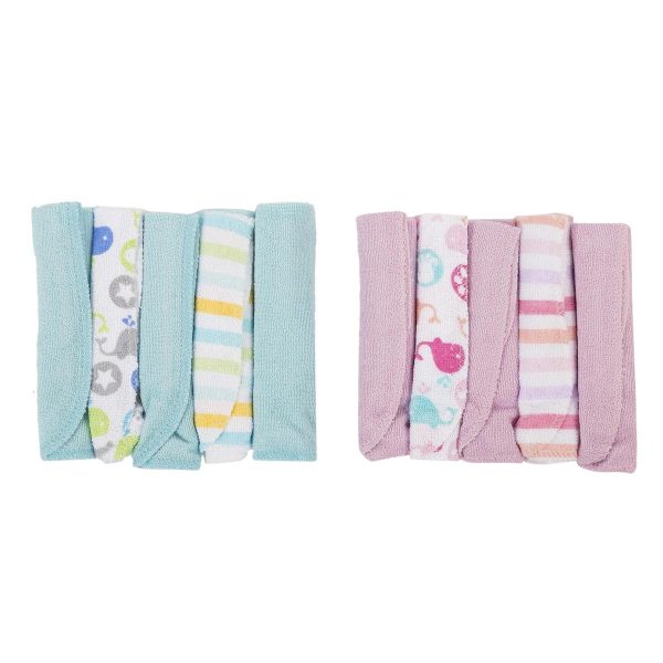 Tootsie Baby Washclothes ~ 5 per pack
