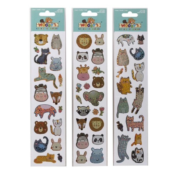 Woody’s Micro Stickers ~ Comfy Animals