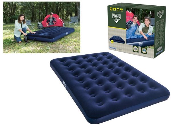Double Flocked Air Bed / Mattress ~ 75″ x 54″ x 8.5″