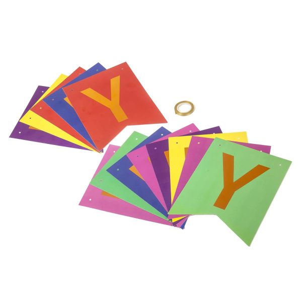 Let’s Party Banner “Happy Birthday” ~ 20cm x 274cm (7.5″ x 107.5″)