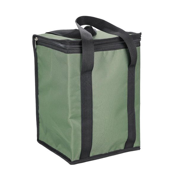 Therma Max Insulated Cooler Tote Bag with Handle – Green ~ 15L / 24 cans
