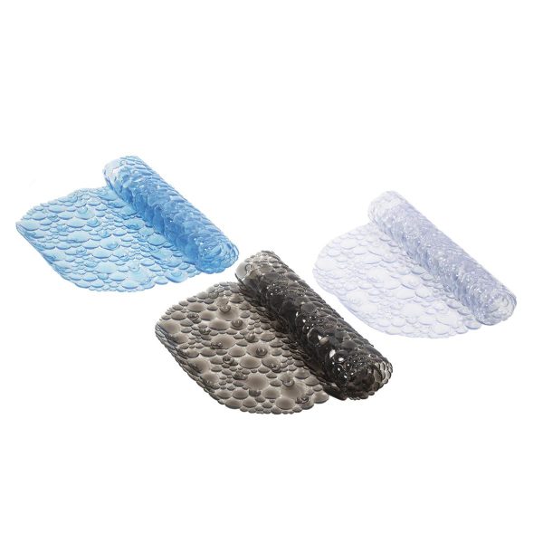 Bodico Anti-Slip PVC Oval Bath Mat ~ 13.25″ x 26″ (66cm x 34cm)