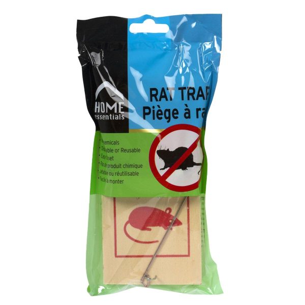 Home Essentials Wooden Rat Trap ~ 1 per pack