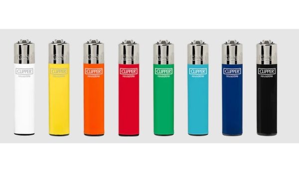 Clipper Mini Solid Assorted Color Lighters ~ 48 per display