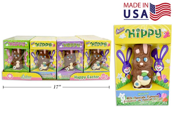 Easter Palmer Hippy/Happy/Hoppy Hollow Chocolate Bunny ~ 43gram
