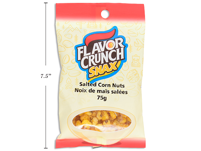 Flavor Crunch Salted Corn Nuts – 75 gram bag