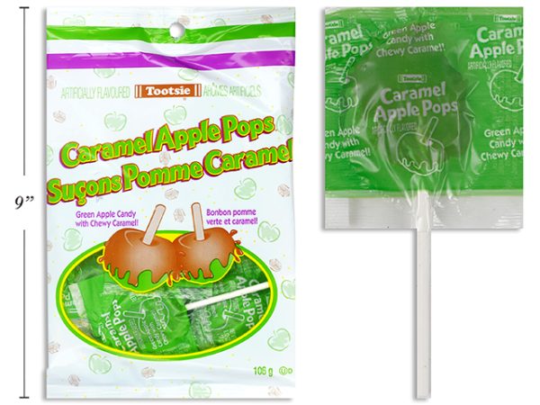 Tootsie Caramel Apple Pops ~ 106gr bag