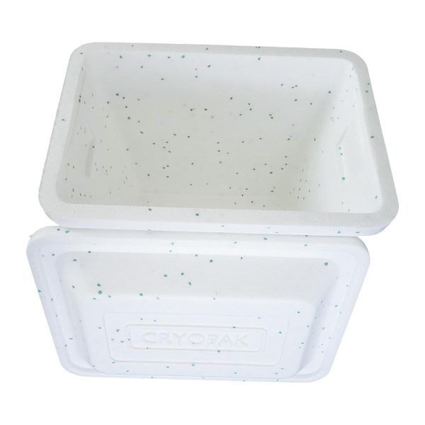 Nex-Eco Recycled Plastic Styrofoam Cooler with Lid ~ 26 quart ~ SOLD ONLY BY CASE OF 12