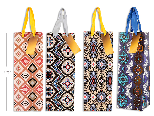 Bottle Gift Bag ~ Colorful Abstract