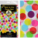 Tissue Paper – Colored Dots ~ 6 per pack