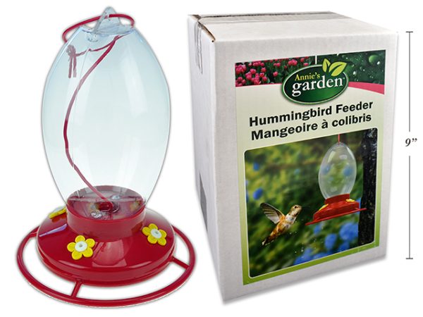 Plastic Hummingbird Feeder ~ 8-5/8″ X 6-1/8″