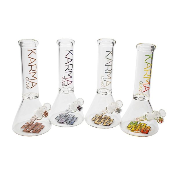 Karma 12″ Beaker Style Glass Bong