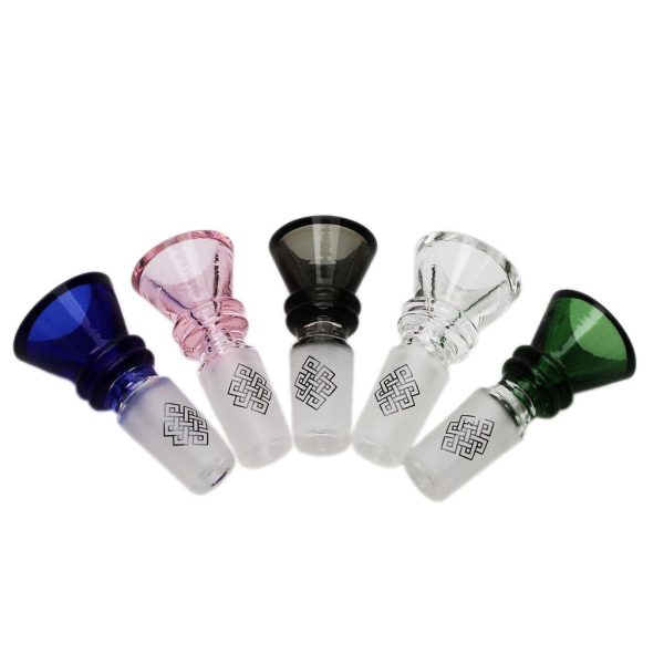 Karma Glass Bowl 14mm Ribbed Cone