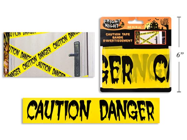 Halloween Caution / Danger Tape ~ 30′