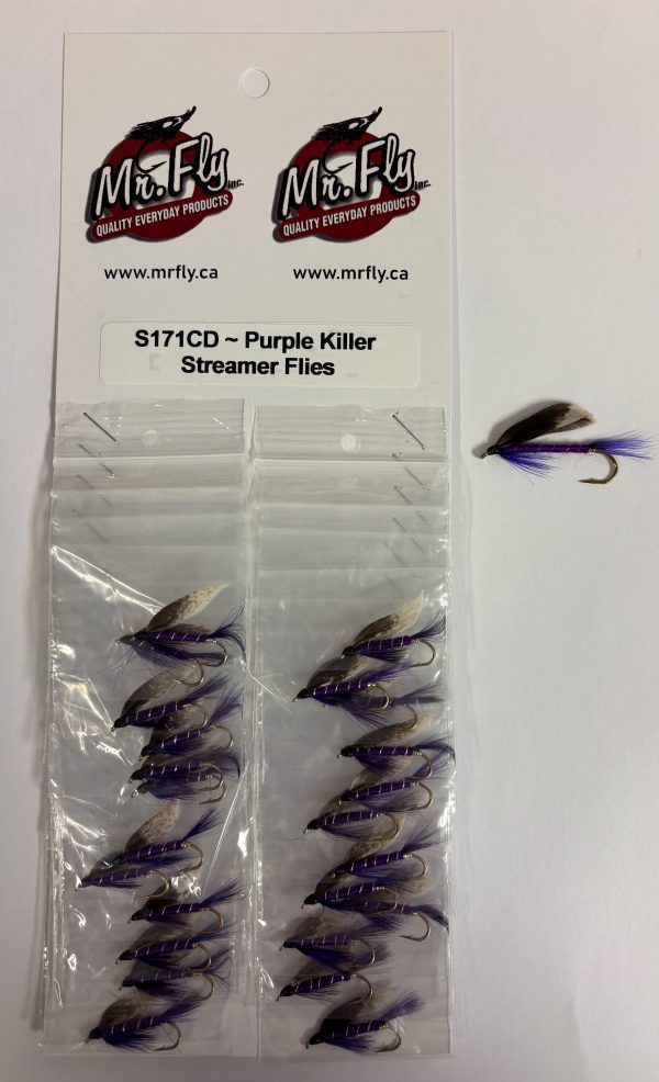 Purple Killer Streamer Flies