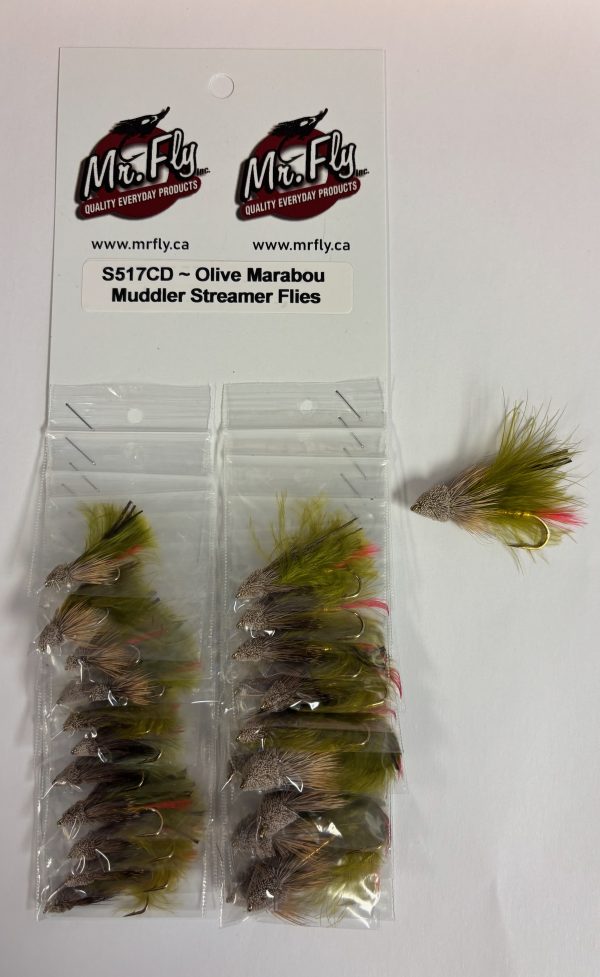 Olive Marabou Muddler Streamer