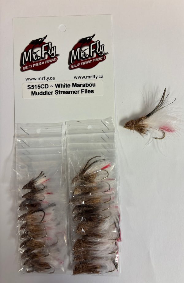 White Marabou Muddler Streamer
