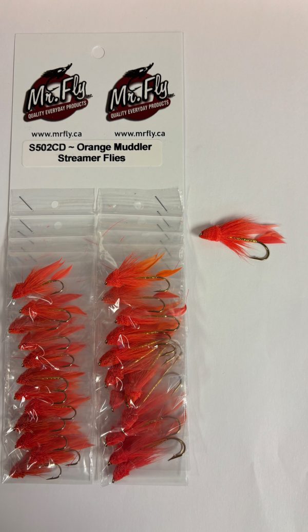Orange Muddler Streamer