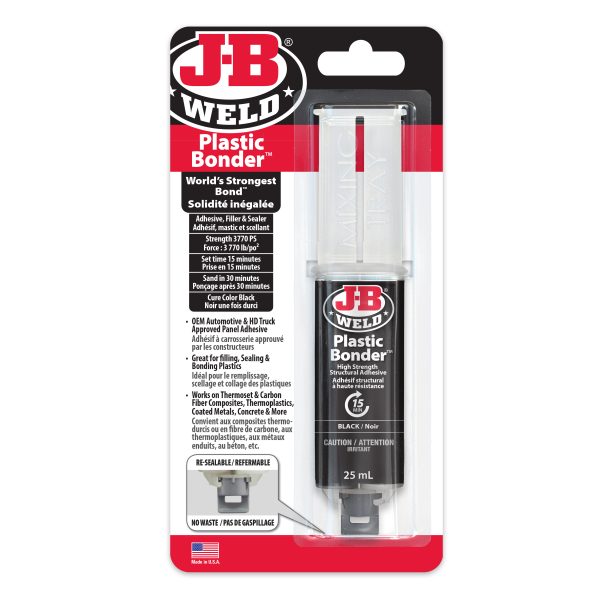 J-B Weld PlasticBonder – Black ~ 25ml