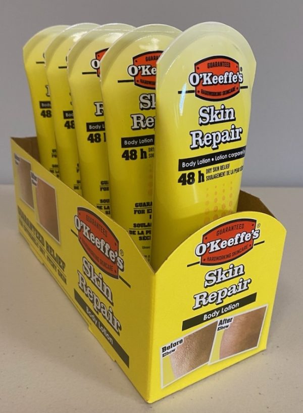 O’Keeffe’s Skin Repair – 3oz Tube ~ 5 per counter display