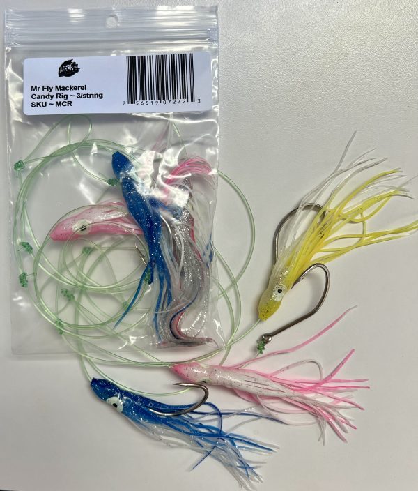 Mr Fly Mackerel Candy Rigs ~ 3 per string