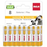 RCA Alkaline “9V” Batteries ~ 1/pack