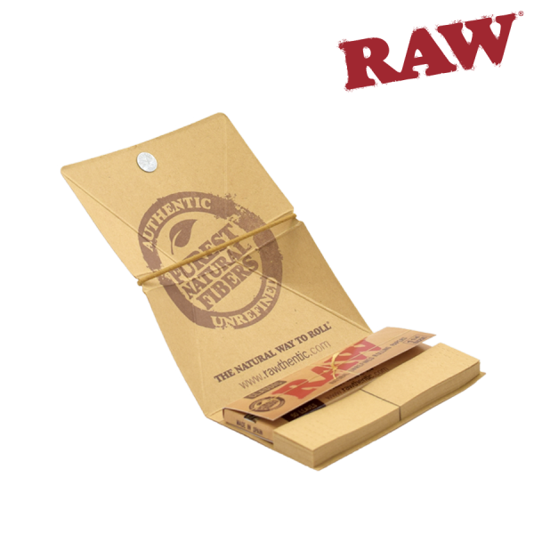RAW Artesano Rolling Papers, Tips & Tray – 1-1/4 ~ 15 packs/display