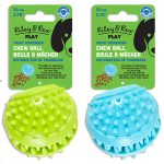 Riley & Rex Thermoplastic Rubber Treat Dispenser Ball for Dogs