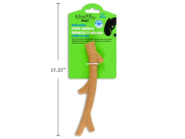 Riley & Rex Wood Based Chew Branch for Dogs ~ 7.9″ / 20cm