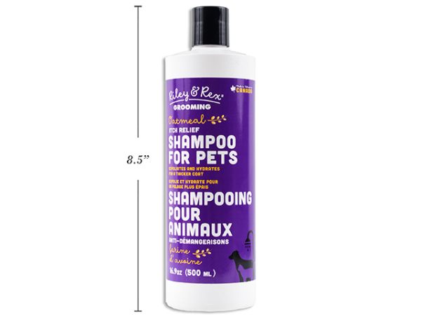 Riley & Rex Oatmeal Itch Relief Pet Shampoo ~ 500ml bottle