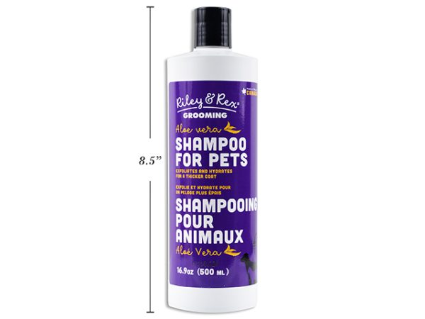 Riley & Rex Aloe Vera Super Healthy Coat Pet Shampoo ~ 500ml bottle