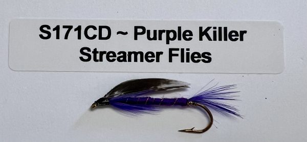 Purple Killer Streamer Flies