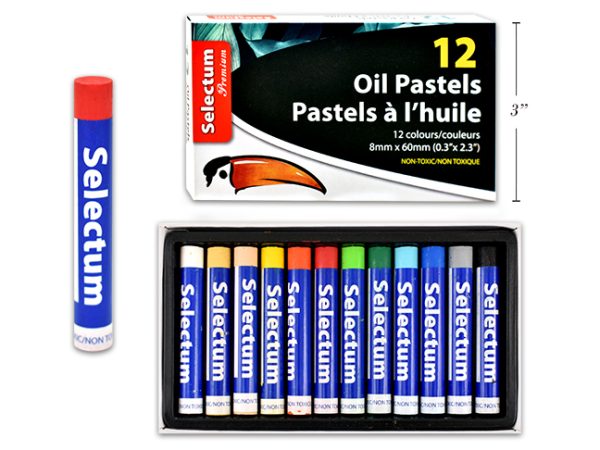 Selectum Premium Oil Pastels ~ 12 per pack