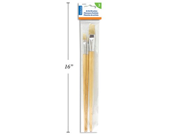 Selectum Long Handle Brushes ~ 3 per pack