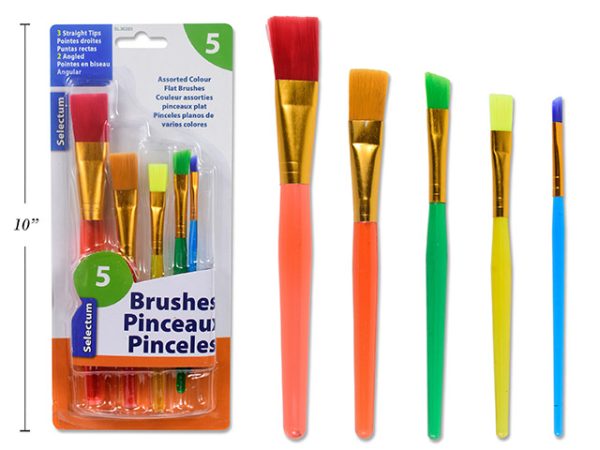 Selectum Craft Art Brushes ~ 5 per pack