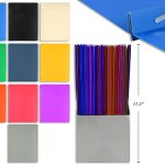 Selectum 3 Prong Report Covers – 10 Assorted Colors ~ 50 per display