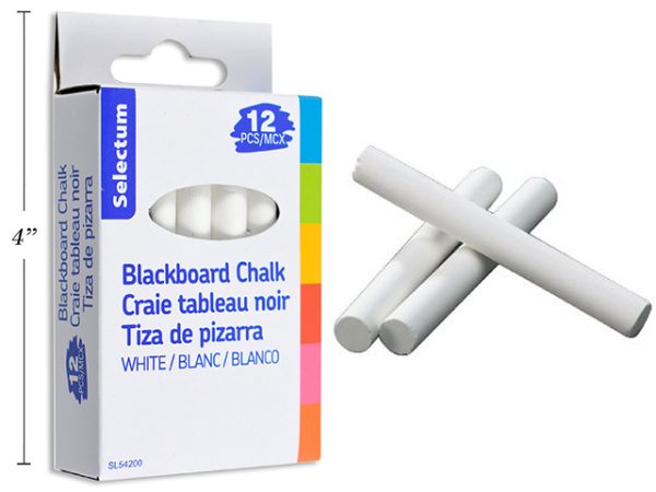 Selectum White Chalk ~ 12 pieces