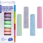 Selectum Jumbo Sidewalk Chalk ~ 10 pieces